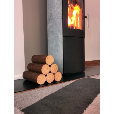 Bûches compressées 100 % hêtre - Palette de 1040 kg