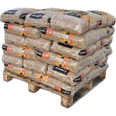 Demi palette Crépito® Pellets Premium de 36 sacs (540 kg)